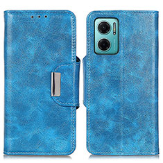 Coque Portefeuille Livre Cuir Etui Clapet N04P pour Xiaomi Redmi 10 5G Bleu Ciel