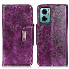 Coque Portefeuille Livre Cuir Etui Clapet N04P pour Xiaomi Redmi 10 5G Violet