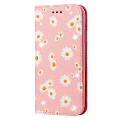 Coque Portefeuille Livre Cuir Etui Clapet N05 pour Samsung Galaxy Note 20 Ultra 5G Rose