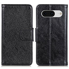 Coque Portefeuille Livre Cuir Etui Clapet N05P pour Google Pixel 8 5G Noir