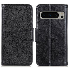 Coque Portefeuille Livre Cuir Etui Clapet N05P pour Google Pixel 8 Pro 5G Noir