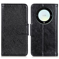 Coque Portefeuille Livre Cuir Etui Clapet N05P pour Huawei Honor Magic5 Lite 5G Noir