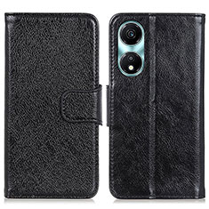 Coque Portefeuille Livre Cuir Etui Clapet N05P pour Huawei Honor X5 Plus Noir