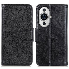 Coque Portefeuille Livre Cuir Etui Clapet N05P pour Huawei Nova 11 Ultra Noir