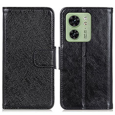 Coque Portefeuille Livre Cuir Etui Clapet N05P pour Motorola Moto Edge (2023) 5G Noir