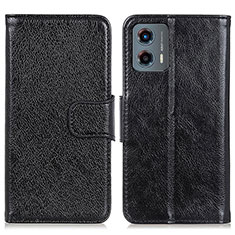 Coque Portefeuille Livre Cuir Etui Clapet N05P pour Motorola Moto G 5G (2023) Noir