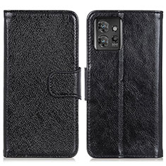 Coque Portefeuille Livre Cuir Etui Clapet N05P pour Motorola ThinkPhone 5G Noir