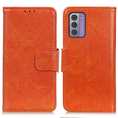 Coque Portefeuille Livre Cuir Etui Clapet N05P pour Nokia G42 5G Orange