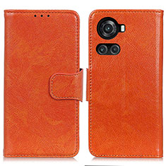 Coque Portefeuille Livre Cuir Etui Clapet N05P pour OnePlus Ace 5G Orange