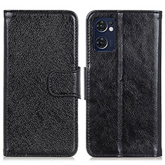 Coque Portefeuille Livre Cuir Etui Clapet N05P pour OnePlus Nord CE 2 5G Noir