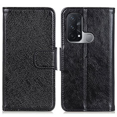 Coque Portefeuille Livre Cuir Etui Clapet N05P pour Oppo Reno5 A Noir