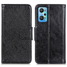 Coque Portefeuille Livre Cuir Etui Clapet N05P pour Realme GT2 5G Noir