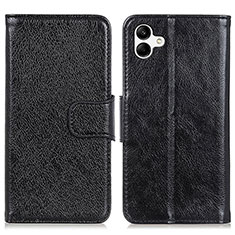 Coque Portefeuille Livre Cuir Etui Clapet N05P pour Samsung Galaxy A04 4G Noir