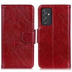 Coque Portefeuille Livre Cuir Etui Clapet N05P pour Samsung Galaxy A05s Rouge