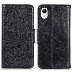 Coque Portefeuille Livre Cuir Etui Clapet N05P pour Samsung Galaxy A23e 5G Noir