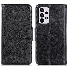 Coque Portefeuille Livre Cuir Etui Clapet N05P pour Samsung Galaxy A33 5G Noir