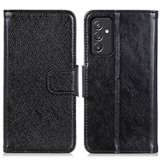 Coque Portefeuille Livre Cuir Etui Clapet N05P pour Samsung Galaxy A82 5G Noir