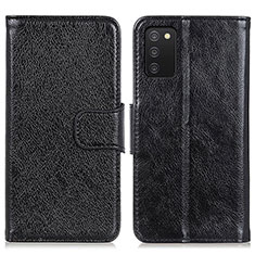 Coque Portefeuille Livre Cuir Etui Clapet N05P pour Samsung Galaxy F02S SM-E025F Noir