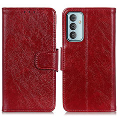 Coque Portefeuille Livre Cuir Etui Clapet N05P pour Samsung Galaxy F13 4G Rouge