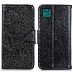 Coque Portefeuille Livre Cuir Etui Clapet N05P pour Samsung Galaxy F42 5G Noir