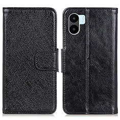 Coque Portefeuille Livre Cuir Etui Clapet N05P pour Xiaomi Poco C51 Noir