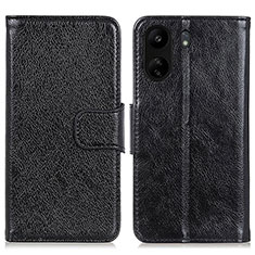 Coque Portefeuille Livre Cuir Etui Clapet N05P pour Xiaomi Redmi 13C Noir