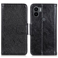 Coque Portefeuille Livre Cuir Etui Clapet N05P pour Xiaomi Redmi A1 Plus Noir