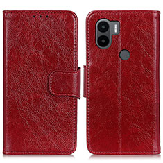 Coque Portefeuille Livre Cuir Etui Clapet N05P pour Xiaomi Redmi A1 Plus Rouge