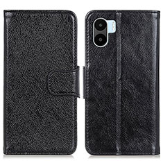 Coque Portefeuille Livre Cuir Etui Clapet N05P pour Xiaomi Redmi A2 Noir