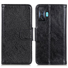 Coque Portefeuille Livre Cuir Etui Clapet N05P pour Xiaomi Redmi K50 Gaming 5G Noir