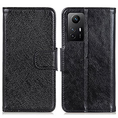 Coque Portefeuille Livre Cuir Etui Clapet N05P pour Xiaomi Redmi Note 12S Noir