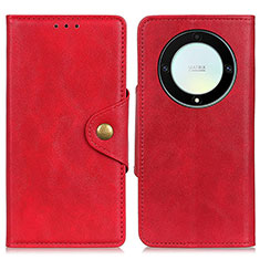 Coque Portefeuille Livre Cuir Etui Clapet N06P pour Huawei Honor Magic5 Lite 5G Rouge