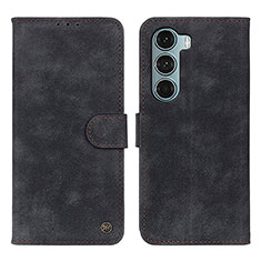 Coque Portefeuille Livre Cuir Etui Clapet N06P pour Motorola Moto Edge S30 5G Noir