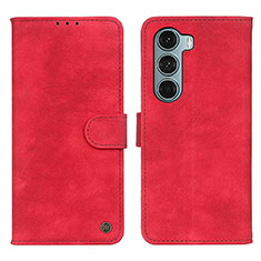 Coque Portefeuille Livre Cuir Etui Clapet N06P pour Motorola Moto Edge S30 5G Rouge