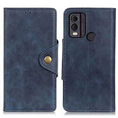 Coque Portefeuille Livre Cuir Etui Clapet N06P pour Nokia C22 Bleu