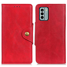 Coque Portefeuille Livre Cuir Etui Clapet N06P pour Nokia G22 Rouge