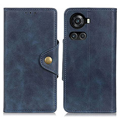 Coque Portefeuille Livre Cuir Etui Clapet N06P pour OnePlus 10R 5G Bleu