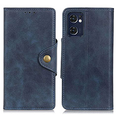 Coque Portefeuille Livre Cuir Etui Clapet N06P pour OnePlus Nord CE 2 5G Bleu