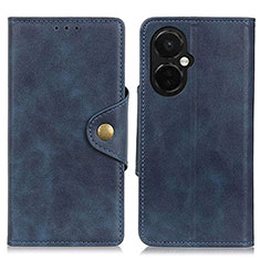 Coque Portefeuille Livre Cuir Etui Clapet N06P pour OnePlus Nord CE 3 5G Bleu