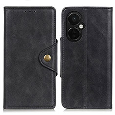 Coque Portefeuille Livre Cuir Etui Clapet N06P pour OnePlus Nord CE 3 5G Noir