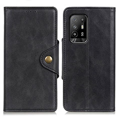 Coque Portefeuille Livre Cuir Etui Clapet N06P pour Oppo A94 5G Noir