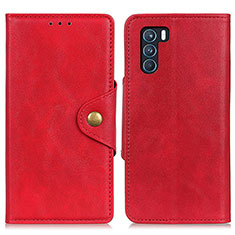 Coque Portefeuille Livre Cuir Etui Clapet N06P pour Oppo K9 Pro 5G Rouge