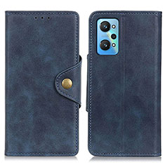 Coque Portefeuille Livre Cuir Etui Clapet N06P pour Realme GT Neo2 5G Bleu