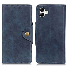 Coque Portefeuille Livre Cuir Etui Clapet N06P pour Samsung Galaxy A04 4G Bleu