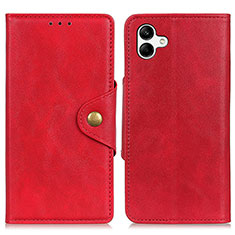 Coque Portefeuille Livre Cuir Etui Clapet N06P pour Samsung Galaxy A04 4G Rouge