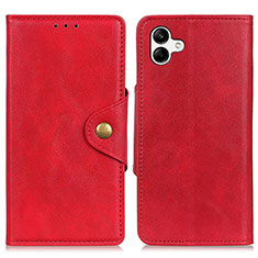 Coque Portefeuille Livre Cuir Etui Clapet N06P pour Samsung Galaxy A04E Rouge
