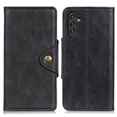 Coque Portefeuille Livre Cuir Etui Clapet N06P pour Samsung Galaxy A04s Noir