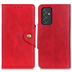 Coque Portefeuille Livre Cuir Etui Clapet N06P pour Samsung Galaxy A15 4G Rouge