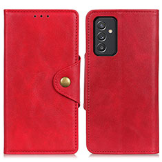 Coque Portefeuille Livre Cuir Etui Clapet N06P pour Samsung Galaxy A15 5G Rouge