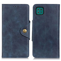 Coque Portefeuille Livre Cuir Etui Clapet N06P pour Samsung Galaxy A22 5G Bleu